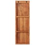 Percheros de pared 2 uds madera maciza de acacia 36x3x110 cm