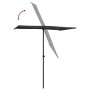 Gartenschirm mit schwarzem Aluminiummast 180x110 cm von vidaXL, Sonnenschirme - Ref: Foro24-47334, Preis: 39,93 €, Rabatt: %