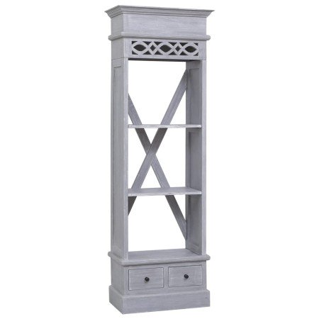 Aparador de madera maciza de caoba 60x30x175 cm en Taquillas y armarios de almacenamiento | Comprar online en Foro24