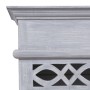 Aparador de madera maciza de caoba 60x30x175 cm
