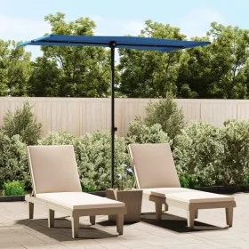 Gartenschirm mit himmelblauem Aluminiumstab 180x110cm von vidaXL, Sonnenschirme - Ref: Foro24-47335, Preis: 41,61 €, Rabatt: %