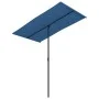 Gartenschirm mit himmelblauem Aluminiumstab 180x110cm von vidaXL, Sonnenschirme - Ref: Foro24-47335, Preis: 41,61 €, Rabatt: %