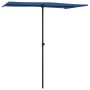 Gartenschirm mit himmelblauem Aluminiumstab 180x110cm von vidaXL, Sonnenschirme - Ref: Foro24-47335, Preis: 45,25 €, Rabatt: %