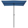 Garden umbrella with light blue aluminum pole 180x110cm by vidaXL, Umbrellas - Ref: Foro24-47335, Price: 45,25 €, Discount: %