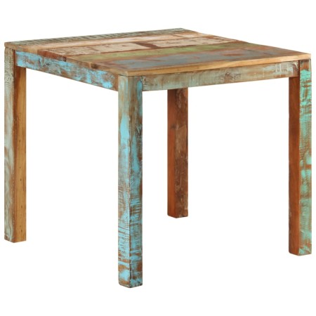 Mesa de comedor de madera maciza reciclada 82x80x76 cm en Mesas de cocina y de comedor | Comprar online en Foro24