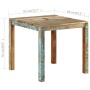 Mesa de comedor de madera maciza reciclada 82x80x76 cm en Mesas de cocina y de comedor | Comprar online en Foro24