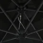 Umbrella with LED lights and black aluminum pole 270 cm by vidaXL, Umbrellas - Ref: Foro24-47358, Price: 84,68 €, Discount: %