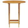 Conjunto de Bistro Plegable 3 pcs Marrón