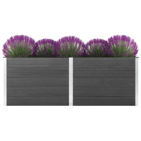 Gray WPC flower bed 250x50x91 cm by vidaXL, Pots and planters - Ref: Foro24-49058, Price: 453,06 €, Discount: %