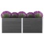 Graues WPC-Blumenbeet 250x50x91 cm von vidaXL, Töpfe und Pflanzgefäße - Ref: Foro24-49058, Preis: 471,04 €, Rabatt: %