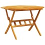 Conjunto de Comedor de Jardín 5 pcs Marrón