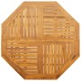 Conjunto de Comedor de Jardín 5 pcs Marrón