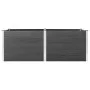 Graues WPC-Blumenbeet 250x50x91 cm von vidaXL, Töpfe und Pflanzgefäße - Ref: Foro24-49058, Preis: 516,40 €, Rabatt: %