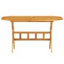 Conjunto de Comedor de Jardín 7 pcs Marrón