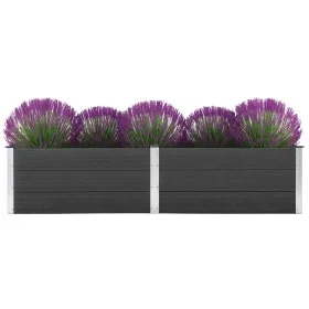 Graues WPC-Blumenbeet 250x100x54 cm von vidaXL, Töpfe und Pflanzgefäße - Ref: Foro24-49059, Preis: 334,75 €, Rabatt: %
