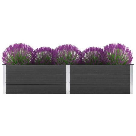 Graues WPC-Blumenbeet 250x100x54 cm von vidaXL, Töpfe und Pflanzgefäße - Ref: Foro24-49059, Preis: 309,98 €, Rabatt: %