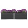 Graues WPC-Blumenbeet 250x100x54 cm von vidaXL, Töpfe und Pflanzgefäße - Ref: Foro24-49059, Preis: 309,98 €, Rabatt: %