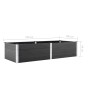 Graues WPC-Blumenbeet 250x100x54 cm von vidaXL, Töpfe und Pflanzgefäße - Ref: Foro24-49059, Preis: 309,98 €, Rabatt: %