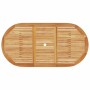 Conjunto de Comedor de Jardín 7 pcs Marrón