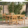 Conjunto de Comedor de Jardín 5 pcs Natural en Conjuntos de jardín | Comprar online en Foro24