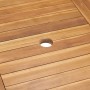 Conjunto de Comedor de Jardín 7 pcs Natural