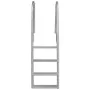 Escalera para piscina/muelle con 4 peldaños aluminio 167 cm de vidaXL, Escaleras y rampas de piscina - Ref: Foro24-91197, Pre...