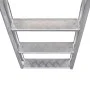 Escalera para piscina/muelle con 4 peldaños aluminio 167 cm de vidaXL, Escaleras y rampas de piscina - Ref: Foro24-91197, Pre...