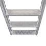 Pool-/Stegleiter mit 4 Aluminiumstufen 167 cm von vidaXL, Pooltreppen und Rampen - Ref: Foro24-91197, Preis: 180,21 €, Rabatt: %