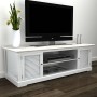 Weißer TV-Schrank aus Holz von vidaXL, TV-Möbel - Ref: Foro24-241373, Preis: 250,87 €, Rabatt: %