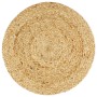 Manteles individuales redondos 4 uds yute natural liso 38 cm de vidaXL, Manteles individuales - Ref: Foro24-133834, Precio: 2...