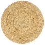 Round placemats 4 pcs smooth natural jute 38 cm by vidaXL, Placemats - Ref: Foro24-133834, Price: 23,24 €, Discount: %
