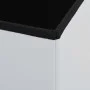 White synthetic leather folding storage stool by vidaXL, Folding stools and chairs - Ref: Foro24-247082, Price: 25,43 €, Disc...