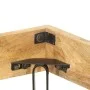 Estructura de cama de madera maciza de mango 200x200 cm de vidaXL, Camas y somieres - Ref: Foro24-285916, Precio: 151,02 €, D...