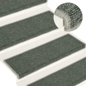 Stair tread mats 15 pcs green 65x21x4 cm by vidaXL, Stair mats - Ref: Foro24-326193, Price: 64,60 €, Discount: %