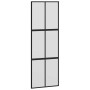 Puerta corredera con herrajes negro 76x205 cm vidrio templado en Puertas | Comprar online en Foro24