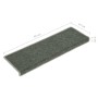 Treppenstufenmatten 15 Stück grün 65x21x4 cm von vidaXL, Treppenmatten - Ref: Foro24-326193, Preis: 65,81 €, Rabatt: %