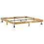 Estructura de cama de madera maciza de mango 200x200 cm de vidaXL, Camas y somieres - Ref: Foro24-285916, Precio: 151,02 €, D...