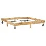 Estructura de cama de madera maciza de mango 200x200 cm de vidaXL, Camas y somieres - Ref: Foro24-285916, Precio: 151,02 €, D...