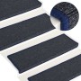 Treppenstufenmatten 15 Stück grau und blau 65x21x4 cm von vidaXL, Treppenmatten - Ref: Foro24-326195, Preis: 61,94 €, Rabatt: %