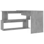 Eckschreibtisch aus grauem Betonsperrholz 200x50x76 cm von vidaXL, Schreibtische - Ref: Foro24-801102, Preis: 105,67 €, Rabat...