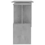 Eckschreibtisch aus grauem Betonsperrholz 200x50x76 cm von vidaXL, Schreibtische - Ref: Foro24-801102, Preis: 105,67 €, Rabat...