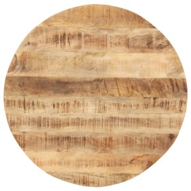 Superficie de mesa redonda madera maciza de mango 15-16 mm 70cm