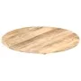 Runde Tischplatte aus massivem Mangoholz 15-16 mm 70 cm von vidaXL, Tischplatten - Ref: Foro24-286002, Preis: 73,52 €, Rabatt: %