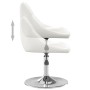 Esszimmerstuhl aus weißem Kunstleder von vidaXL, Essstühle - Ref: Foro24-335149, Preis: 82,01 €, Rabatt: %
