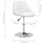 Esszimmerstuhl aus weißem Kunstleder von vidaXL, Essstühle - Ref: Foro24-335149, Preis: 80,55 €, Rabatt: %