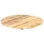 Runde Tischplatte aus massivem Mangoholz 15-16 mm 70 cm von vidaXL, Tischplatten - Ref: Foro24-286002, Preis: 73,52 €, Rabatt: %