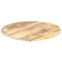Runde Tischplatte aus massivem Mangoholz 15-16 mm 70 cm von vidaXL, Tischplatten - Ref: Foro24-286002, Preis: 73,52 €, Rabatt: %