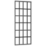 Puerta corredera con juego herrajes negro 76x205 cm ESG vidrio en Puertas | Comprar online en Foro24