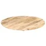 Runde Tischplatte aus massivem Mangoholz 15-16 mm 70 cm von vidaXL, Tischplatten - Ref: Foro24-286002, Preis: 73,52 €, Rabatt: %