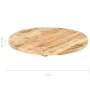 Round table top solid mango wood 25-27 mm 70cm by vidaXL, Table tops - Ref: Foro24-286007, Price: 97,49 €, Discount: %